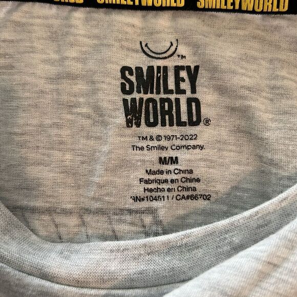 SMILEY WORLD EMBRACE THE POSSIBILITIES TEE T SHIRT Mens Medium,SMILEY FACE - Picture 6 of 7